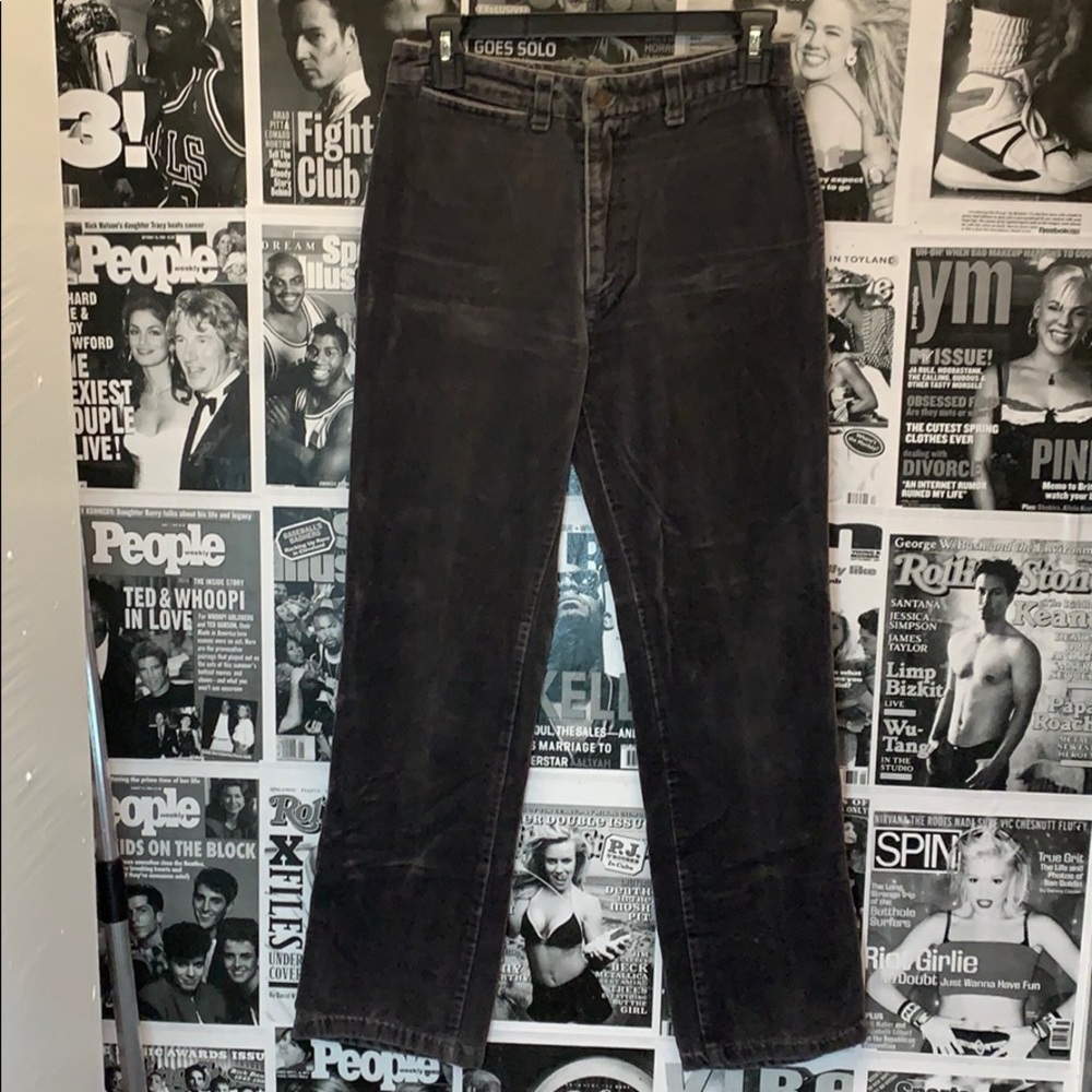 Vintage high waisted Sasson velour pants